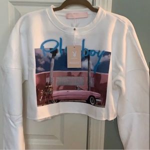 playboy x Missguided sweater size 4 with tags